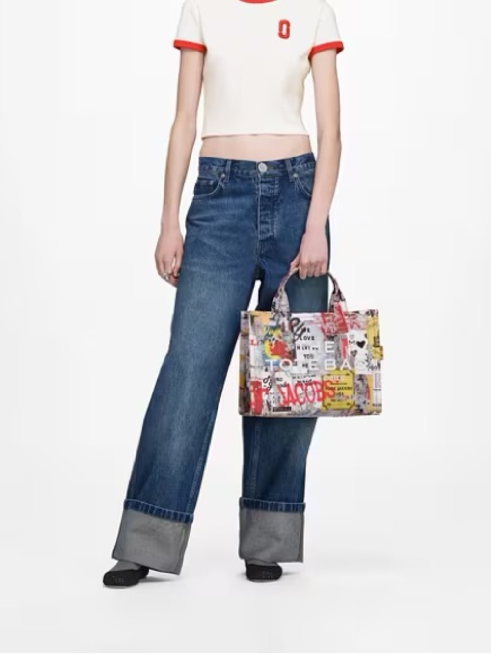 Marc Jacobs The Tote Bag -THE POP AMERICANA CANVAS MEDIUM TOTE BAG - Picture 10 of 10